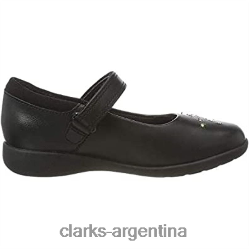Clarks niños 2FZPZ173 bailarinas niño niña etch spark t clarks negro