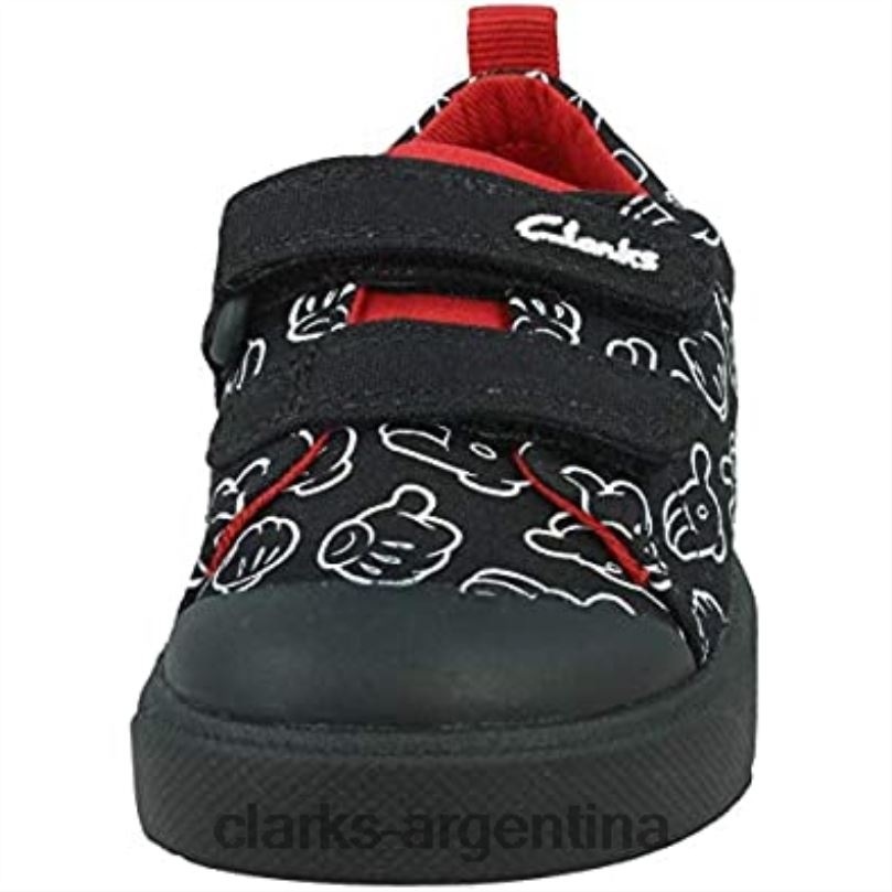 Clarks niños 2FZPZ2217 Clarks niño negro colección disney zapatos casual city guante t negro