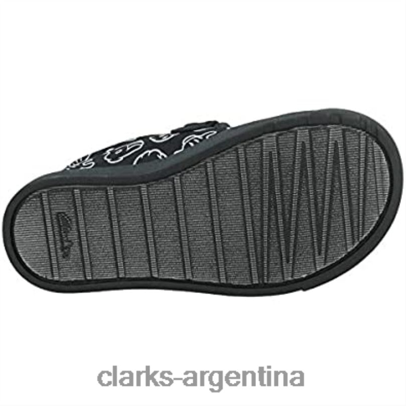 Clarks niños 2FZPZ2217 Clarks niño negro colección disney zapatos casual city guante t negro