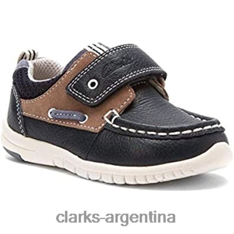 Clarks niños 2FZPZ396 clarks deck flex niño azul marino