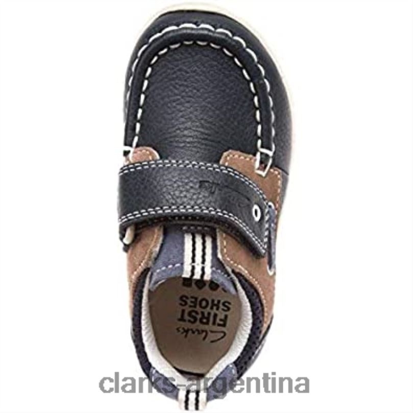 Clarks niños 2FZPZ396 clarks deck flex niño azul marino