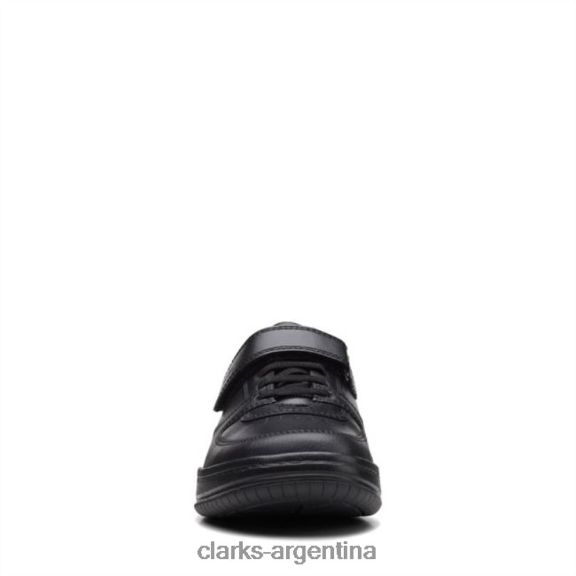 Clarks niños 2FZPZ5947 clarks de cuero negro fawn lay cuero negro mayor cuero negro