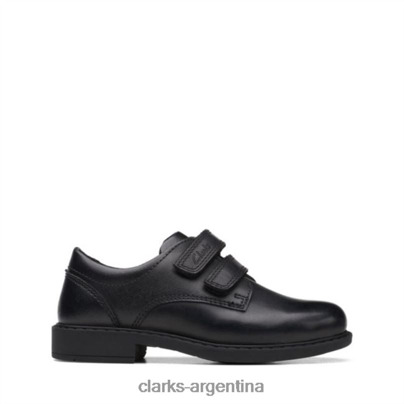 Clarks niños 2FZPZ5958 scala pace kid cuero negro clarks de cuero negro cuero negro