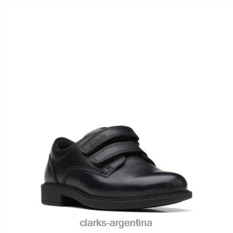 Clarks niños 2FZPZ5958 scala pace kid cuero negro clarks de cuero negro cuero negro