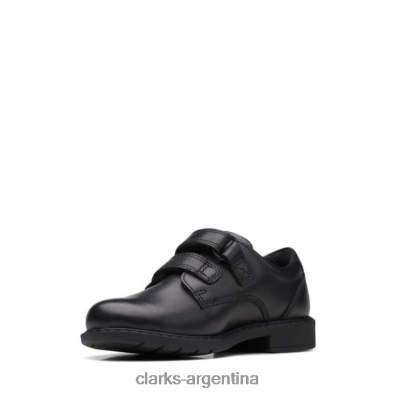 Clarks niños 2FZPZ5958 scala pace kid cuero negro clarks de cuero negro cuero negro