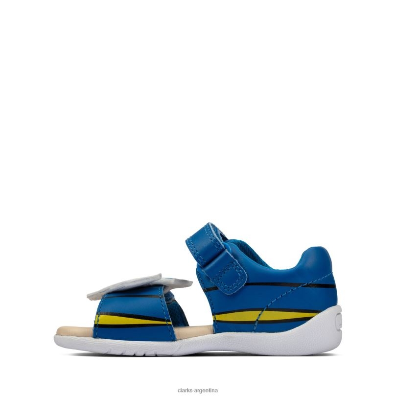 Clarks niños 2FZPZ3803 clarks de cuero azul zora nemo t cuero azul