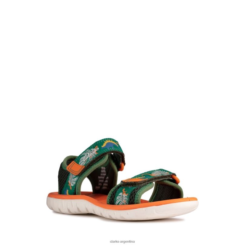 Clarks niños 2FZPZ3845 marea surf k clarks combi verde combinación verde