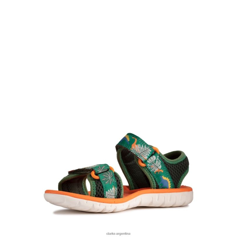 Clarks niños 2FZPZ3845 marea surf k clarks combi verde combinación verde