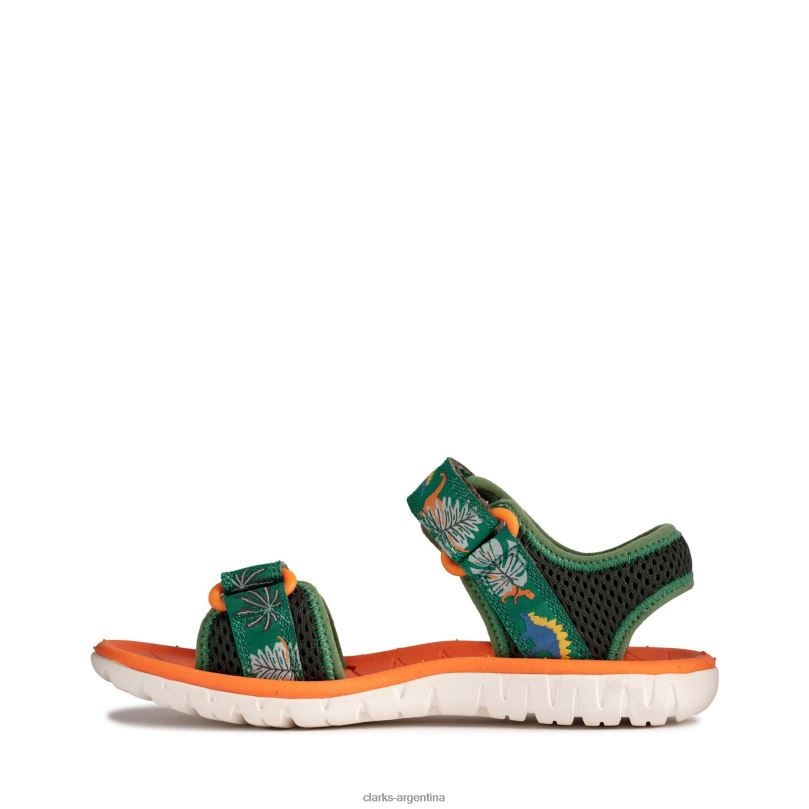 Clarks niños 2FZPZ3845 marea surf k clarks combi verde combinación verde