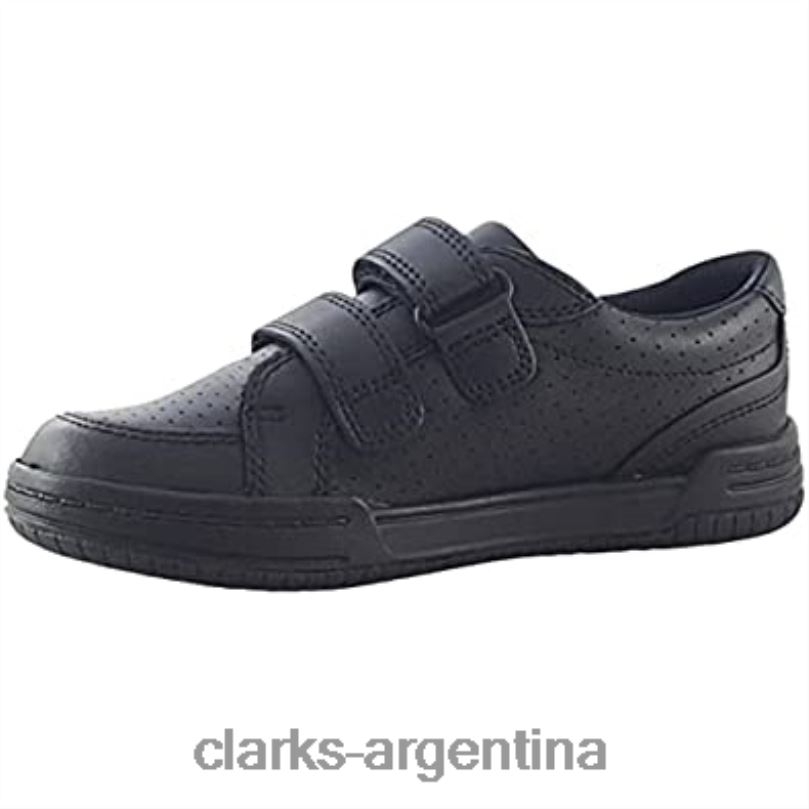 Clarks niños 2FZPZ202 Zapatilla clarks fawn strap k para niño negro negro