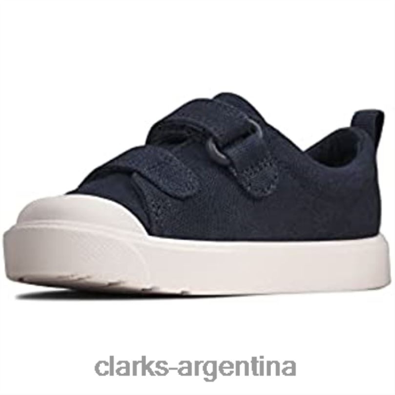 Clarks niños 2FZPZ2679 zapatilla city bright t niño clarks lona azul marino lona azul marino