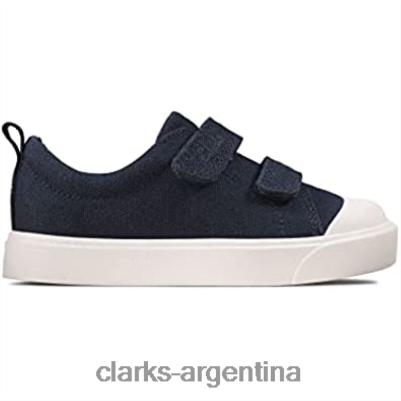 Clarks niños 2FZPZ2679 zapatilla city bright t niño clarks lona azul marino lona azul marino