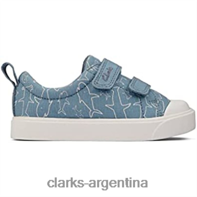 Clarks niños 2FZPZ1518 ciudad brillante niño infantil zapatos de lona clarks
