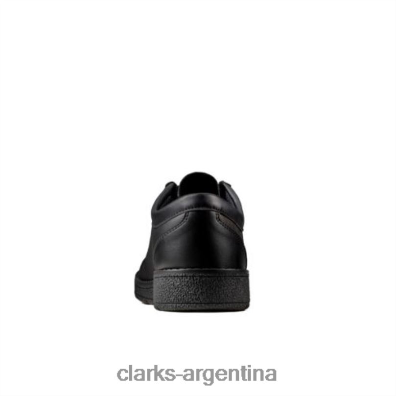 Clarks niños 2FZPZ4870 mendip craft jnr f fit clarks de cuero negro cuero negro