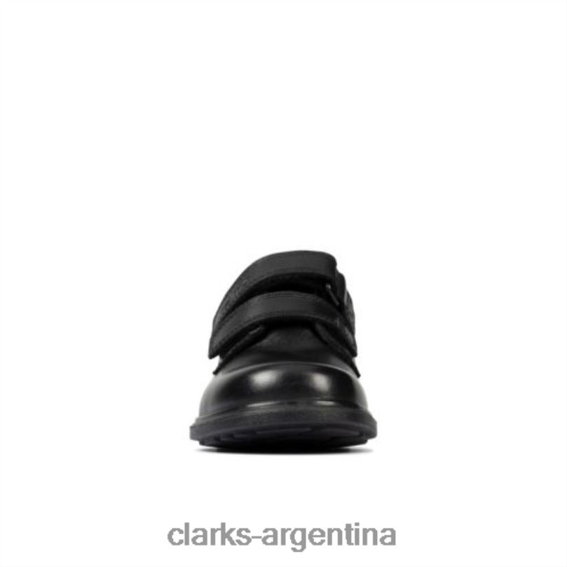 Clarks niños 2FZPZ4873 clarks cuero negro remi pace inf f fit cuero negro