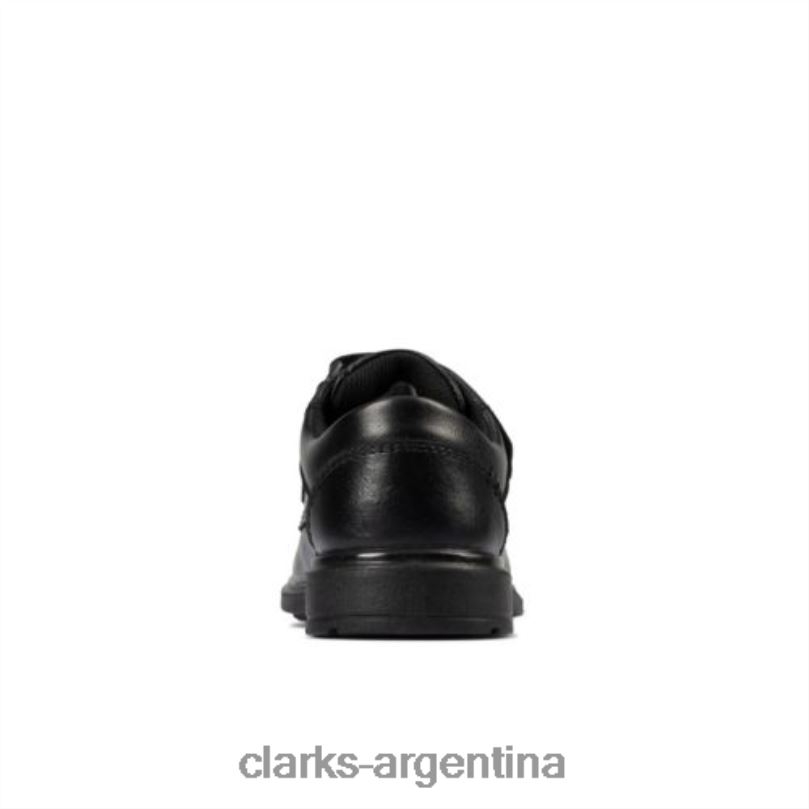 Clarks niños 2FZPZ4873 clarks cuero negro remi pace inf f fit cuero negro