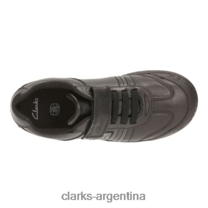 Clarks niños 2FZPZ4879 leaderplay inf f fit clarks cuero negro cuero negro