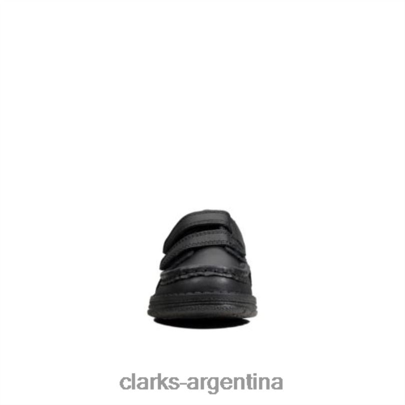 Clarks niños 2FZPZ4886 mendip bright inf f fit clarks de cuero negro cuero negro