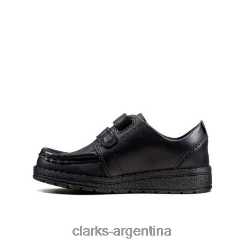 Clarks niños 2FZPZ4886 mendip bright inf f fit clarks de cuero negro cuero negro