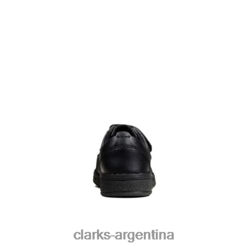 Clarks niños 2FZPZ4886 mendip bright inf f fit clarks de cuero negro cuero negro