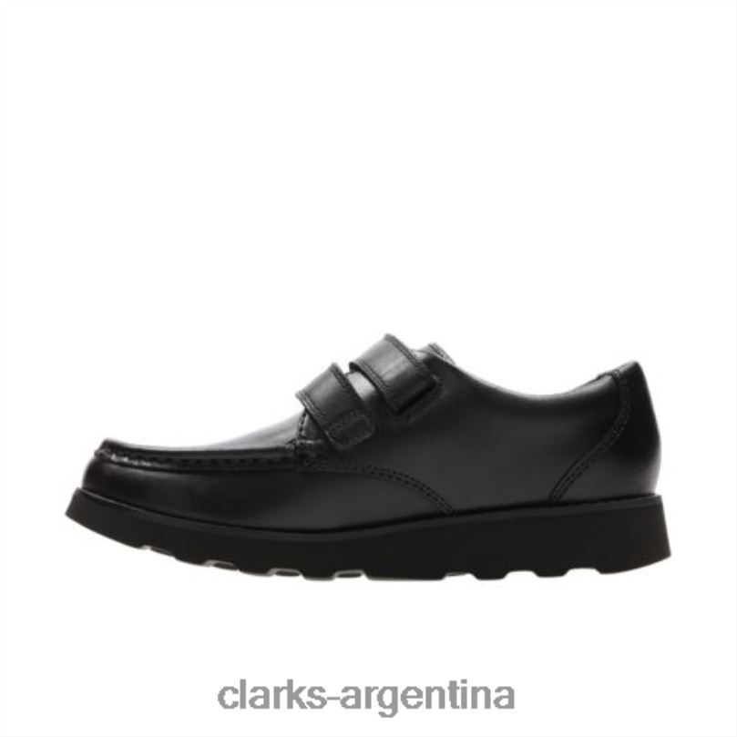 Clarks niños 2FZPZ4889 clarks corona de cuero negro tate inf g fit cuero negro