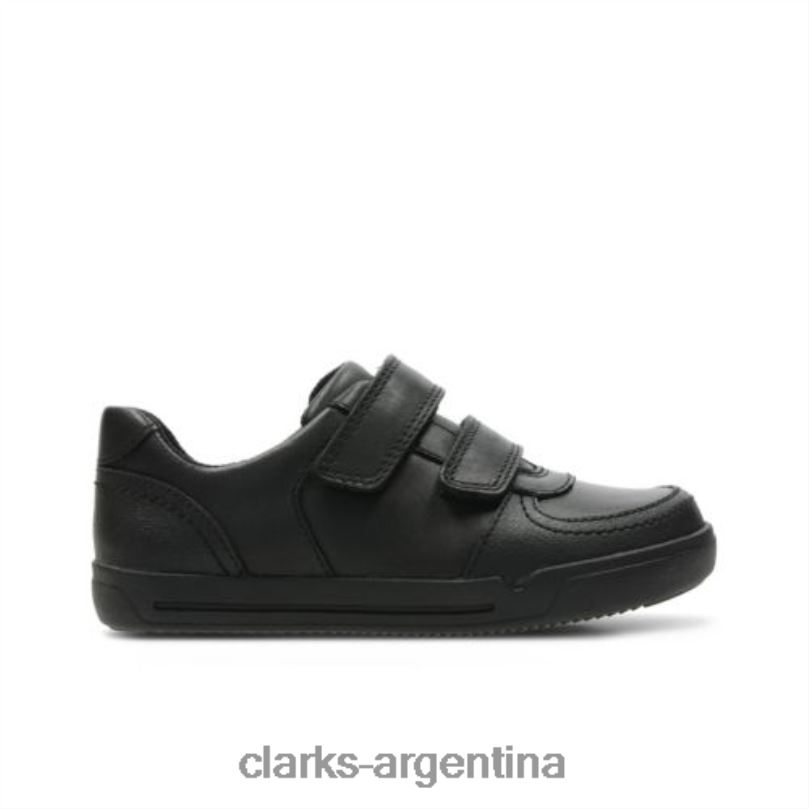 Clarks niños 2FZPZ4890 clarks mini racer pre h fit negro negro