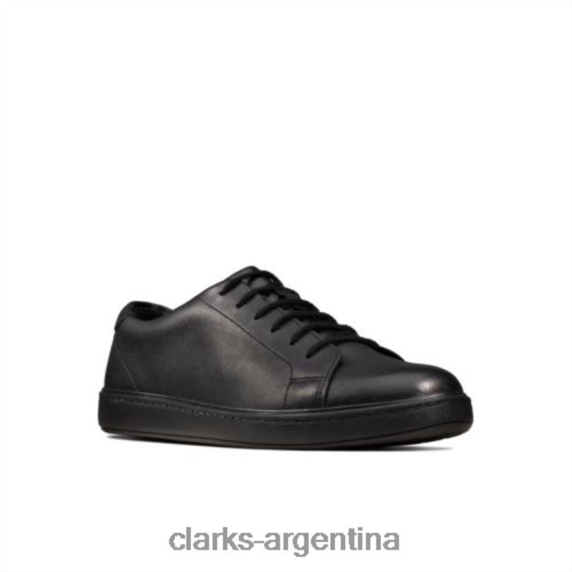 Clarks niños 2FZPZ4893 street skye jnr f fit clarks cuero negro cuero negro
