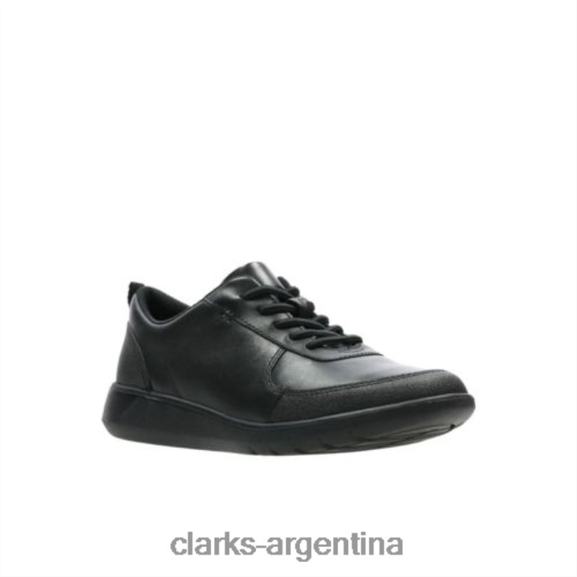Clarks niños 2FZPZ4901 scape street inf e fit clarks cuero negro cuero negro