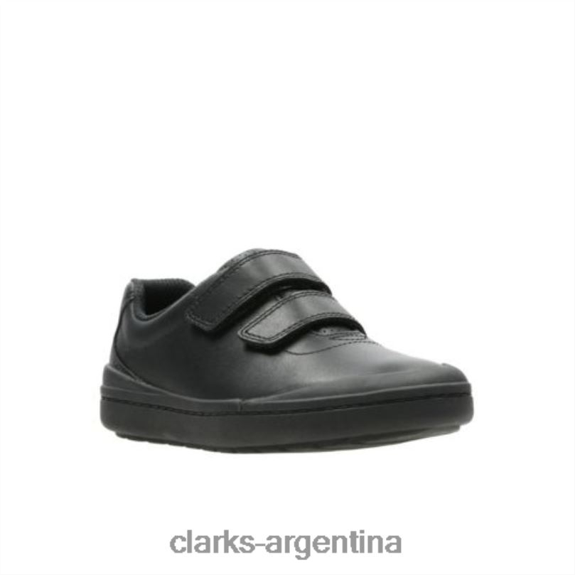 Clarks niños 2FZPZ4909 rock play inf e fit clarks cuero negro cuero negro