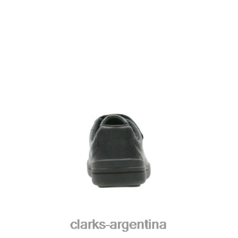 Clarks niños 2FZPZ4909 rock play inf e fit clarks cuero negro cuero negro