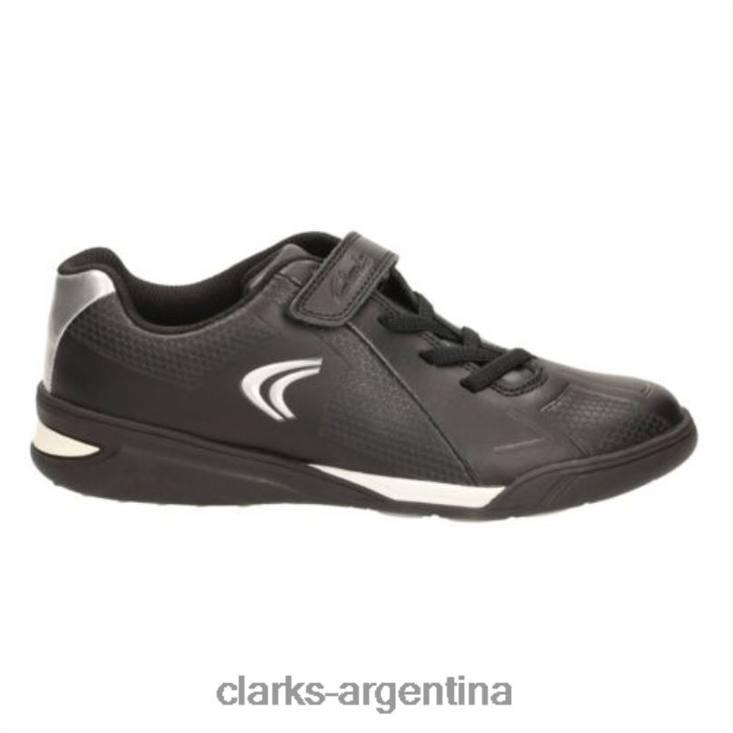 Clarks niños 2FZPZ4927 premio salto jnr g fit clarks negro negro