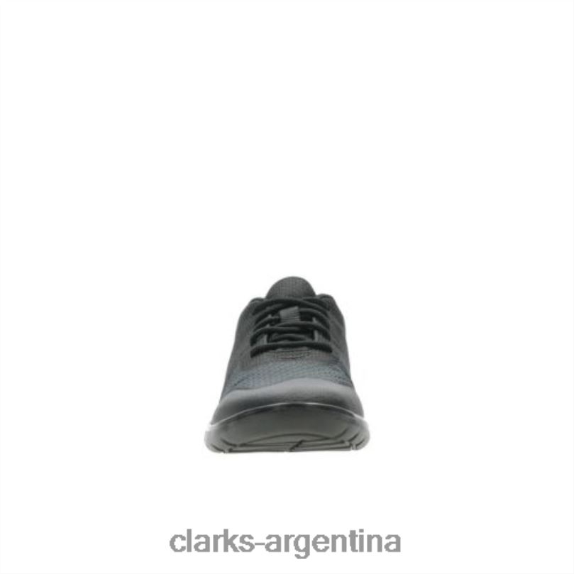 Clarks niños 2FZPZ4930 Clarks Scape Civic Inf F Fit tela negra tela negra