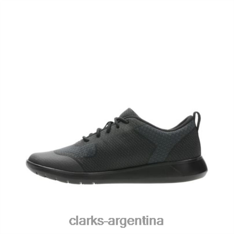 Clarks niños 2FZPZ4930 Clarks Scape Civic Inf F Fit tela negra tela negra