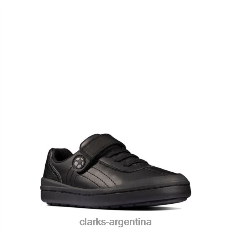 Clarks niños 2FZPZ5869 rock pass niño cuero negro clarks cuero negro cuero negro