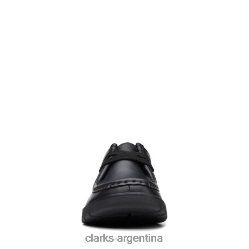 Clarks niños 2FZPZ5944 clarks de cuero negro rama bajo cuero negro juvenil cuero negro