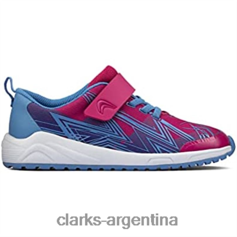 Clarks niños 2FZPZ1618 Zapatillas clarks aeon pace niño textil rosa