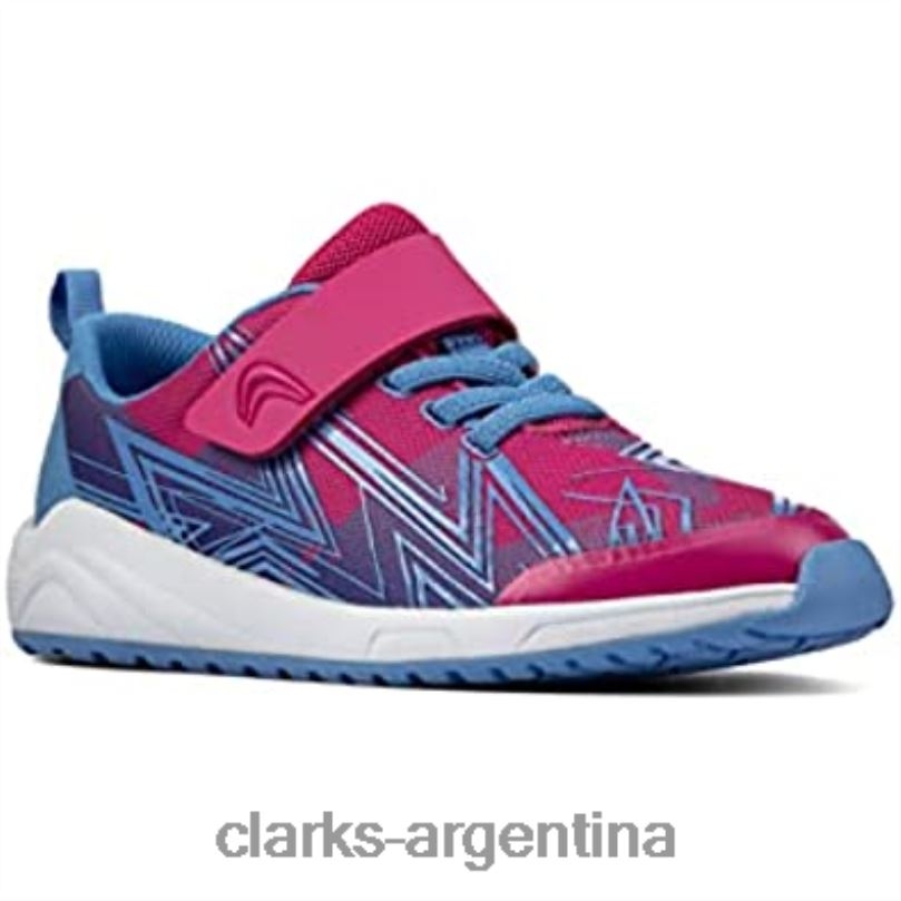 Clarks niños 2FZPZ1618 Zapatillas clarks aeon pace niño textil rosa