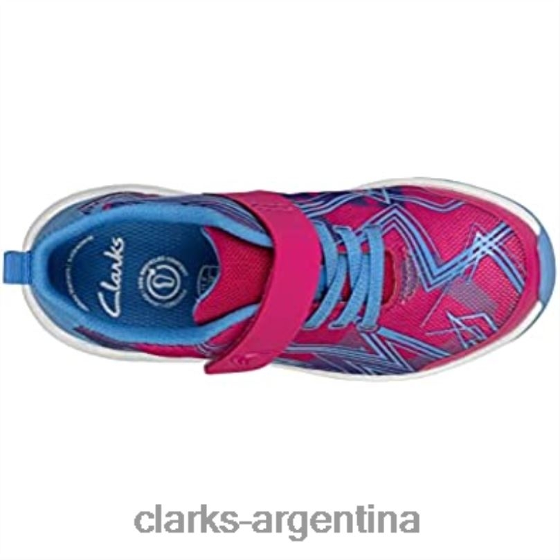 Clarks niños 2FZPZ1618 Zapatillas clarks aeon pace niño textil rosa