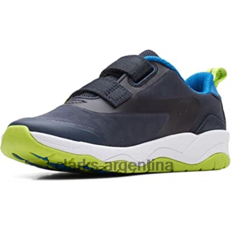 Clarks niños 2FZPZ639 Zapatillas c lowder race niño textil azul clarks