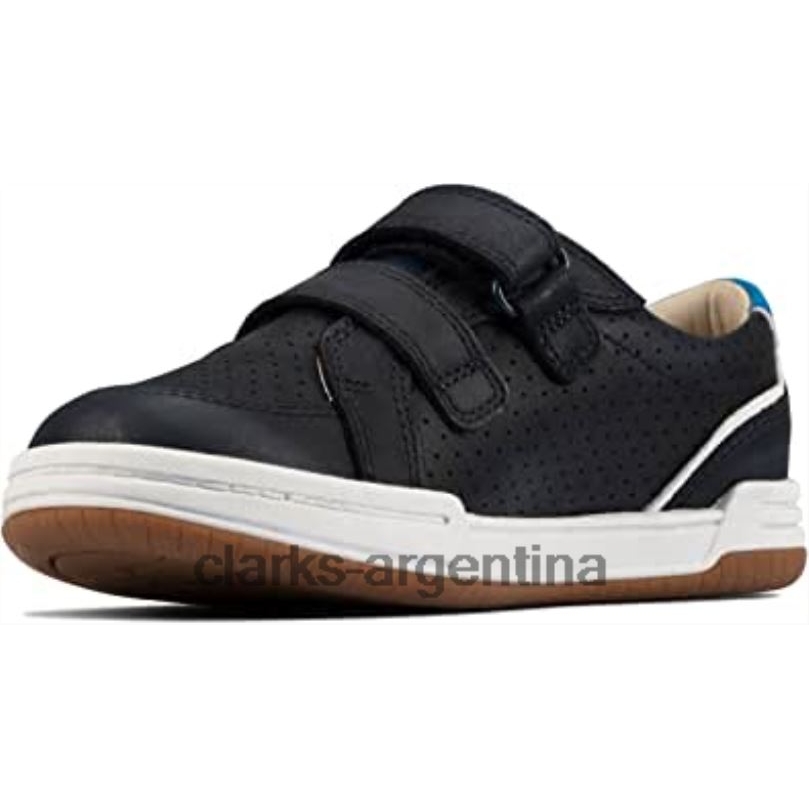 Clarks niños 2FZPZ670 zapatillas fawn solo niño azul clarks azul