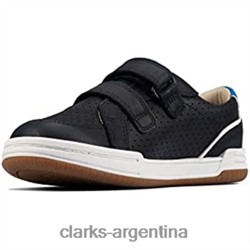 Clarks niños 2FZPZ670 zapatillas fawn solo niño azul clarks azul