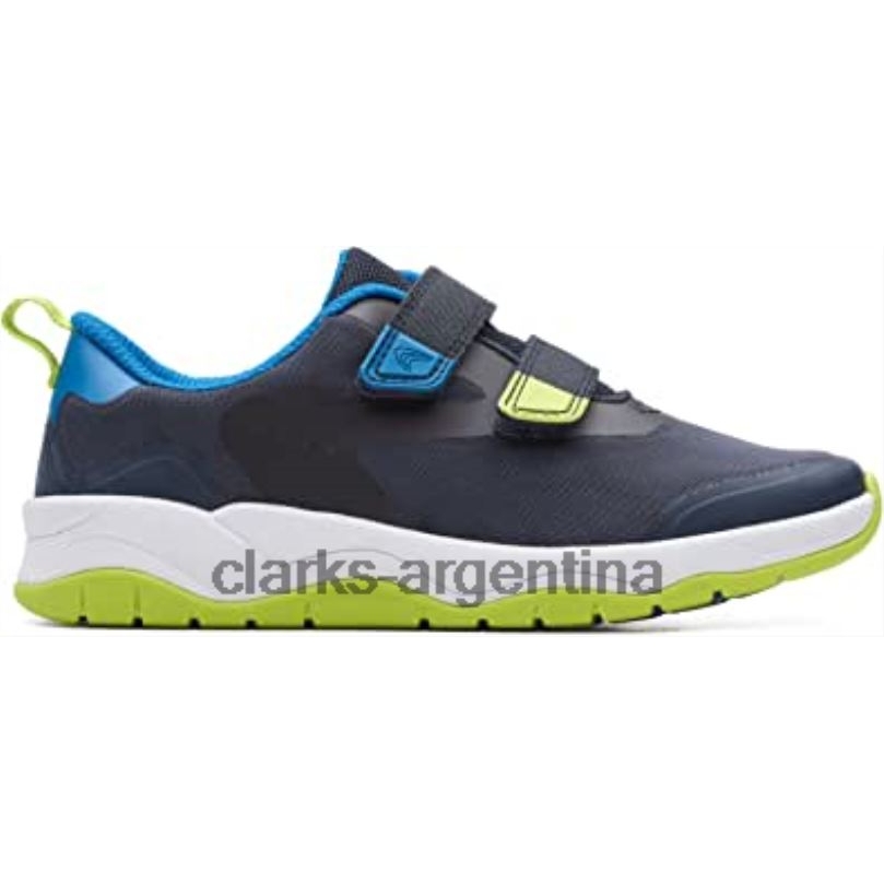 Clarks niños 2FZPZ882 Zapatillas clarks c lowder race niño textil azul