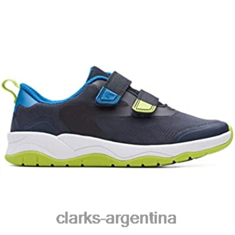 Clarks niños 2FZPZ882 Zapatillas clarks c lowder race niño textil azul