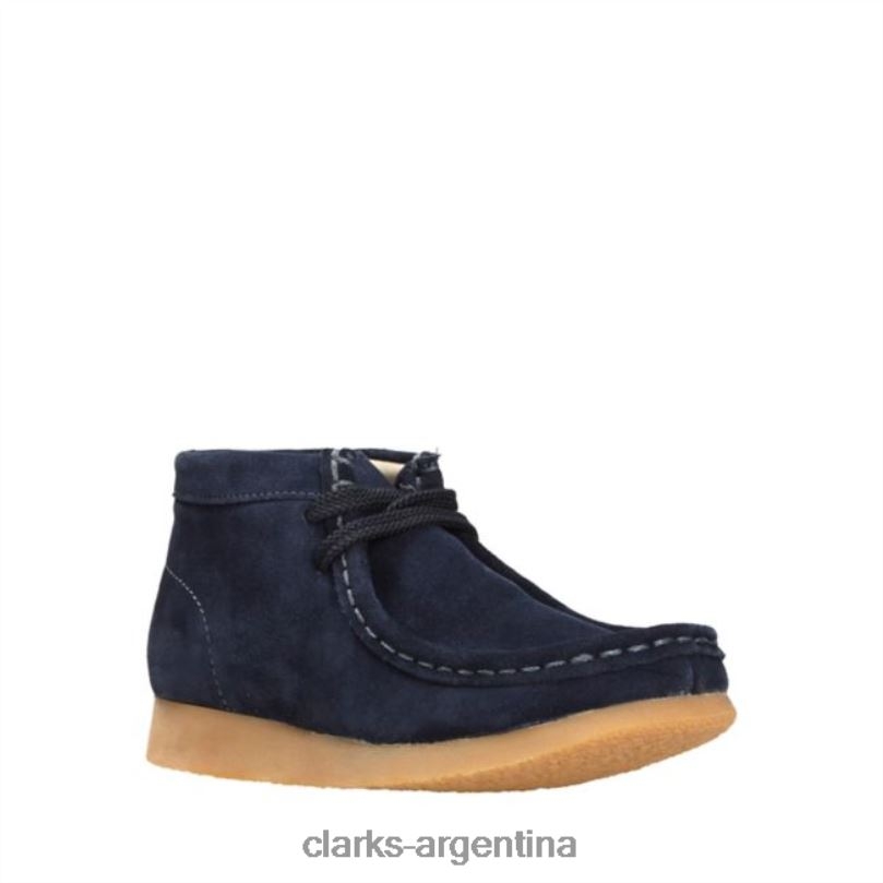 Clarks niños 2FZPZ5782 bota wallabee ante azul marino ante azul marino clarks gamuza azul marino