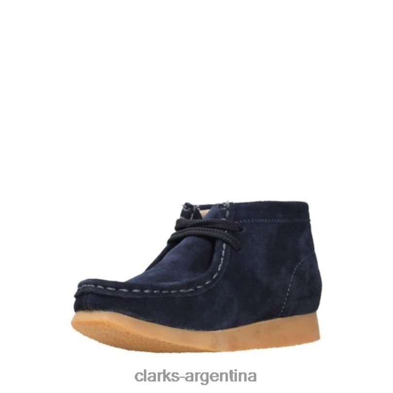 Clarks niños 2FZPZ5782 bota wallabee ante azul marino ante azul marino clarks gamuza azul marino