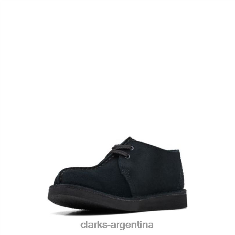 Clarks niños 2FZPZ6892 clarks de gamuza negra antigua desert trek ante negro