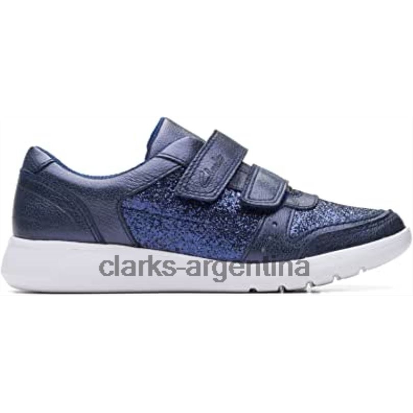 Clarks niños 2FZPZ2121 clarks scape Spirit niño zapatos de cuero azul