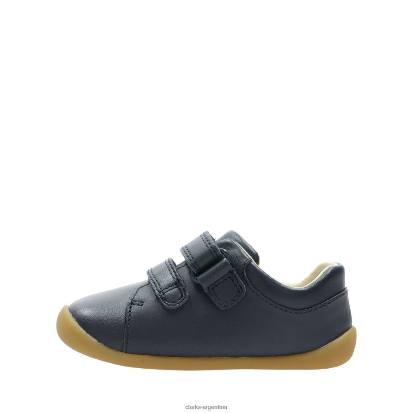 Clarks niños 2FZPZ3805 roamer craft t clarks cuero azul marino cuero azul marino