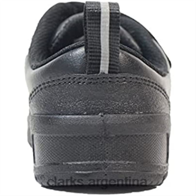 Clarks niños 2FZPZ50 clarks palmer steggy zapatos de cuero para niños negro