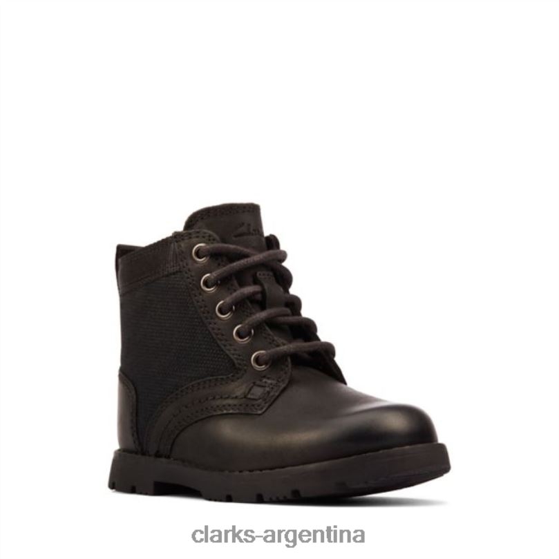 Clarks niños 2FZPZ5775 heath chard niño cuero negro clarks cuero negro cuero negro
